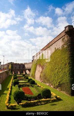 Castell de Montjuic, Barcelona (Spanien) Stockfoto