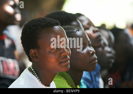 SOUTH SUDAN St.-Josephs Festtag (1. Mai) durch die katholische Gemeinde in Yei gefeiert wird. Stockfoto