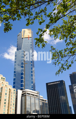 Eureka Tower, Melbourne. Eines der höchsten Wohngebäude der Welt. Bitte klicken Sie für weitere Details. Stockfoto