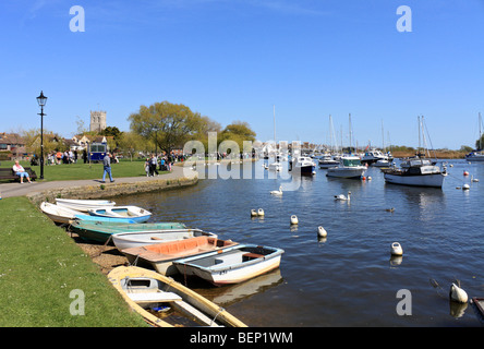 Christchurch Harbour, Dorset, England, UK. Stockfoto