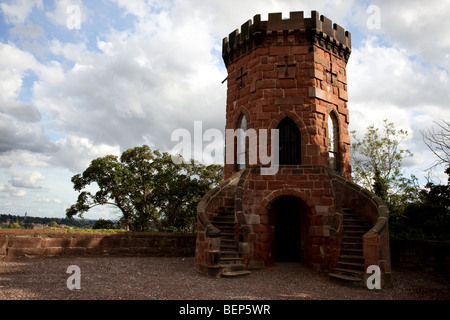 Lauras Turm befindet sich auf dem Gelände des Shrewsbury Castle, Castlegates, Shrewsbury, Shropshire, England. Stockfoto