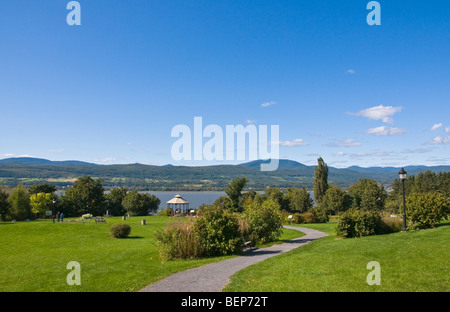 Park Village Sainte Famille Ile d ' Orleans Provinz Quebec Kanada Stockfoto