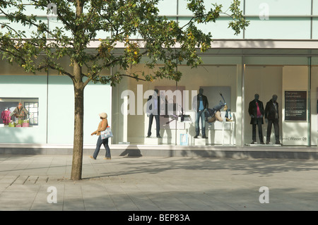 Liverpool City Centre shopping Stockfoto