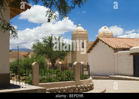 San Pedro de Nolasco Kirche, Dorf von Molinos, Calchaquis Täler, Nord-West-Argentinien Stockfoto