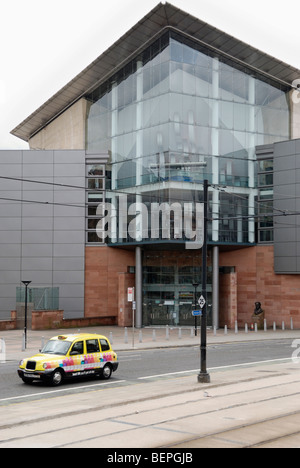 Die Bridgewater Hall Konzert Veranstaltungsort, Manchester, England, UK Stockfoto