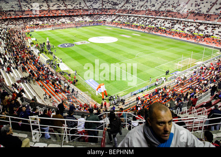 Blick auf Sanchez Pizjuan Stadion, Zugehörigkeit zu FC Sevilla (Sevilla, Spanien) Stockfoto