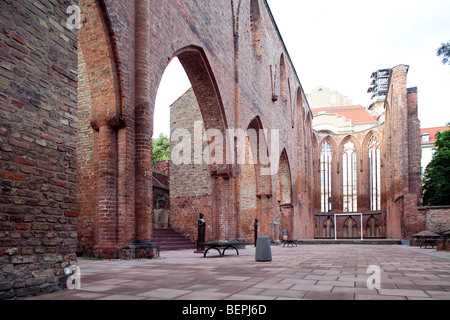 Ruinen des Franziskanerklosters (Franziskaner-Klosterkirche), Berlin, Deutschland Stockfoto