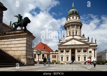 Französischer Dom (Franzosische Dom) am Gendarmenmarkt, Berlin, Deutschland Stockfoto