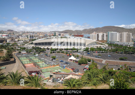 Luftaufnahme von Santa Cruz De Tenerife, Spanien Stockfoto