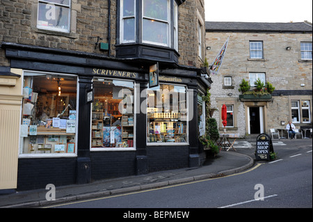 Scrivener Buch und Buchbinderei in Buxton Derbyshire UK - Foto von Simon Dack Stockfoto