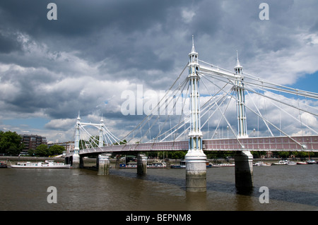 Albert Bridge, London, UK Stockfoto