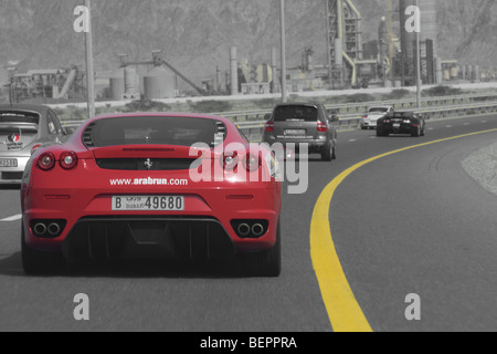 Ferrari F430 hinten Stockfoto