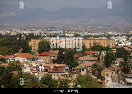 Ledra Palace Hotel Grenzübergang in Nikosia Lefkosia Republik Zypern Stockfoto