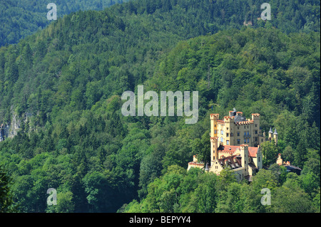 Schloss Hohenschwangau, Landkreis Ostallgäu, Bayern, Deutschland Stockfoto