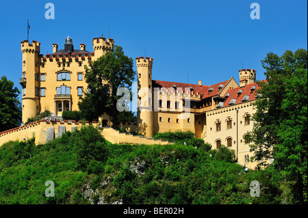 Schloss Hohenschwangau, Landkreis Ostallgäu, Bayern, Deutschland Stockfoto