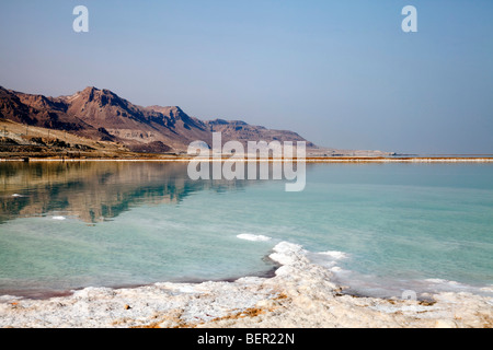Israel, Totes Meersalz Kristalle Stockfoto