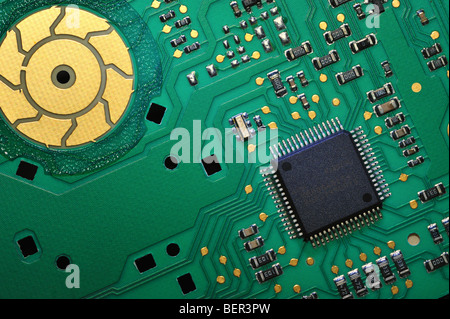 Platine aus einer Waschmaschine Stockfoto