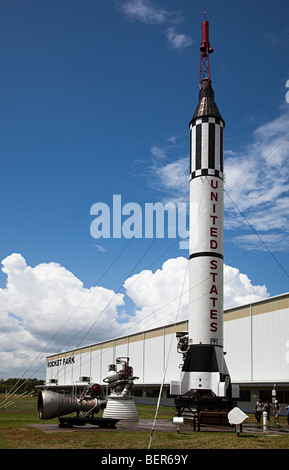 Mercury-Redstone Raumschiff NASA Space Center Houston Texas USA Stockfoto