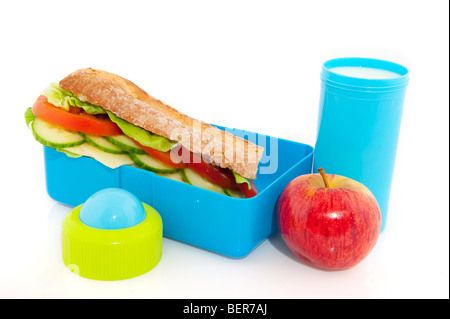 gesunde gut gefüllten Lunch-Box mit einem guten Essen für zum mitnehmen Stockfoto