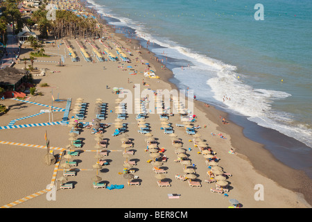 Bajondillo-Playamar Strand, Torremolinos, Costa Del Sol, Provinz Malaga, Spanien Stockfoto