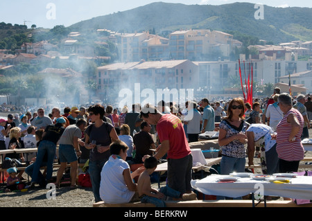 Fête des Vendanges, Banyuls-Sur-Mer, Frankreich Stockfoto