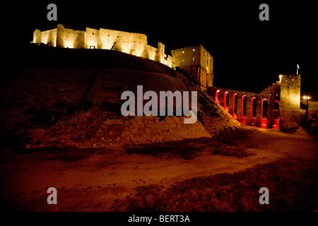 Die alte Zitadelle, Aleppo, Syrien, Naher Osten Stockfoto