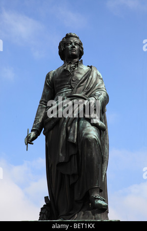 Österreich, Salzburg, Mozart-statue Stockfoto