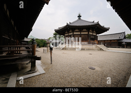 Yumedono (Hall of Dreams). Zu-in-Bereich. Horyu-Ji-Komplex. Ikaruga. Präfektur Nara. Kansai (aka Kinki) Region. Japan Stockfoto