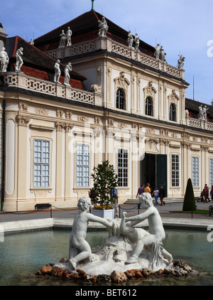 Österreich, Wien, Unteres Belvedere Palast Stockfoto