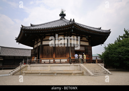 Yumedono (Hall of Dreams). Zu-in-Bereich. Horyu-Ji-Komplex. Ikaruga. Präfektur Nara. Kansai (aka Kinki) Region. Japan Stockfoto