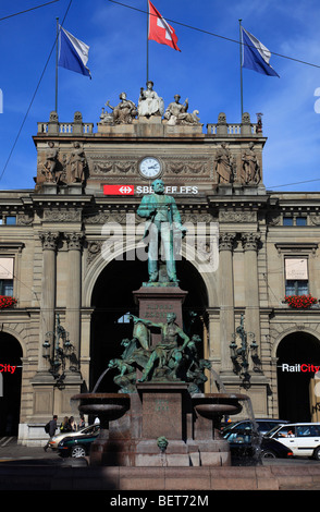 Schweiz, Zürich, Hauptbahnhof, Hauptbahnhof Stockfoto