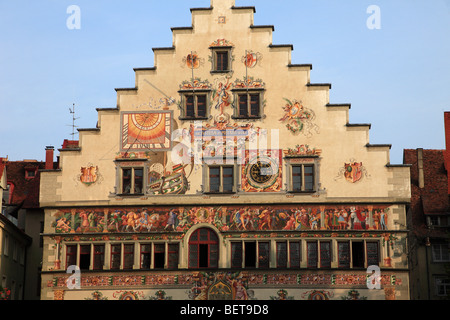 Deutschland, Bayern, Lindau Im Bodensee, altes Rathaus Stockfoto