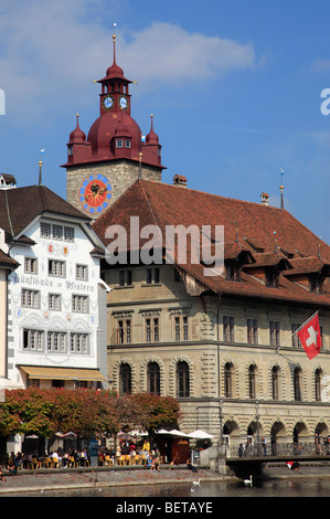 Schweiz, Luzern, Luzern, altes Rathaus Stockfoto