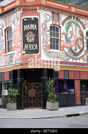 Mama Africa Restaurant - Kapstadt Stockfoto