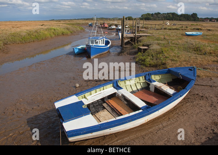 Die schönen Küstenort Thornham Staithe in der Nähe von Hunstanton in Norfolk Stockfoto