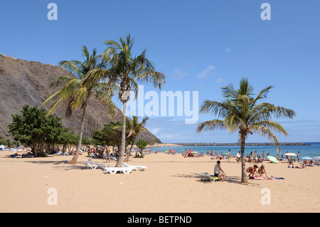 Playa de Las Teresitas, Kanarische Insel Teneriffa, Spanien Stockfoto