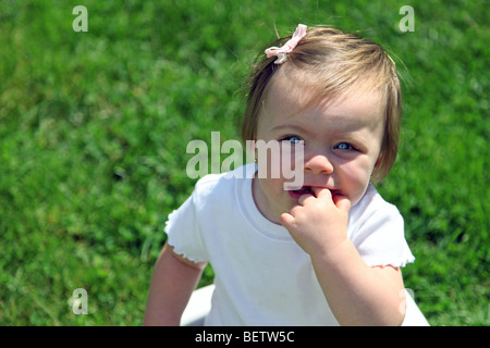 Baby girl Stockfoto