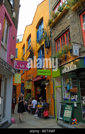 Cafe, Neals Yard Covent Garden London England UK Stockfoto