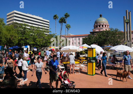 Tucson treffen Sich Selbst, eine multikulturelle Festival in Tucson, Arizona, USA. Stockfoto