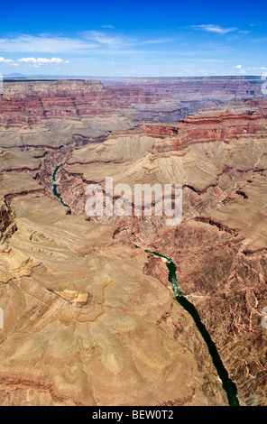 Colorado River und den Grand Canyon vom Rundflug mit Maverick Helicopters. Stockfoto