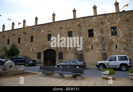 Aussenansicht der Büyük Han das große Inn in Nikosia Nordzypern Türkische Republik Nordzypern Stockfoto