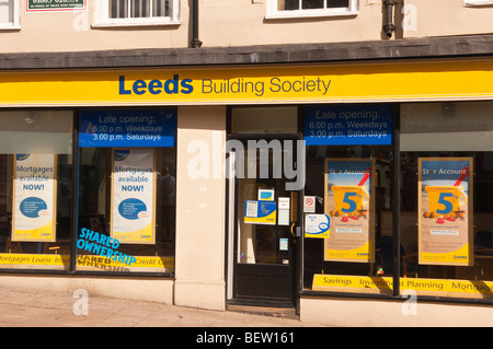 Die Leeds Bausparkasse in Norwich, Norfolk, Großbritannien Stockfoto
