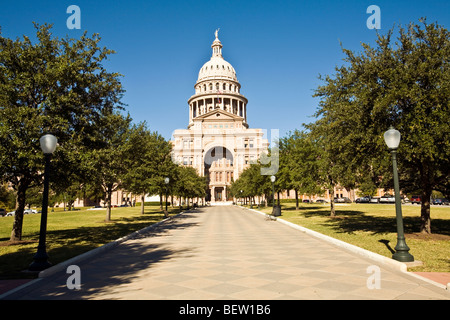 1888 wurde die Texas Capitol der siebtgrößte Gebäude der Welt. Stockfoto