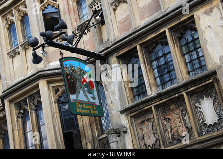 George und Pilgerherberge, Glastonbury Somerset UK Stockfoto