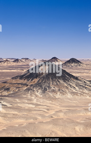 Schwarze Wüste, libysche Wüste, Ägypten Stockfoto