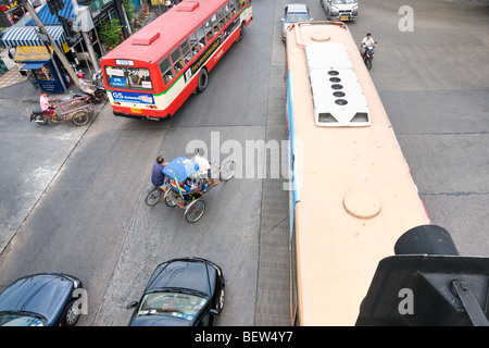 Straßenszene in Bangkok, Thailand. Stockfoto