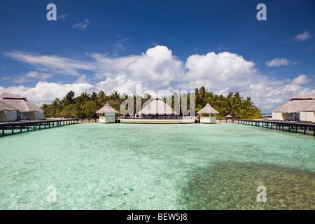 Malediven-Insel Ellaidhoo, Nord Ari Atoll, Malediven Stockfoto