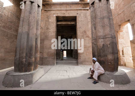 Säulenhalle im Luxor-Tempel, Luxor, Ägypten Stockfoto