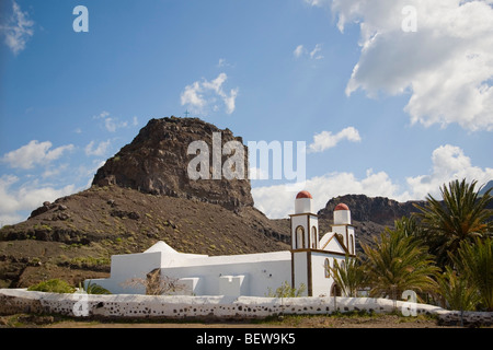 Kirche in Puerto de Las Nieves, Agaete, Gran Canaria, Kanarische Inseln, Spanien Stockfoto