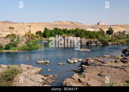 Katarakt Nil, Assuan, Ägypten Stockfoto